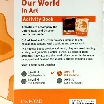 Oxford Read and Discover: Level 5: Our World in Art Activity Book