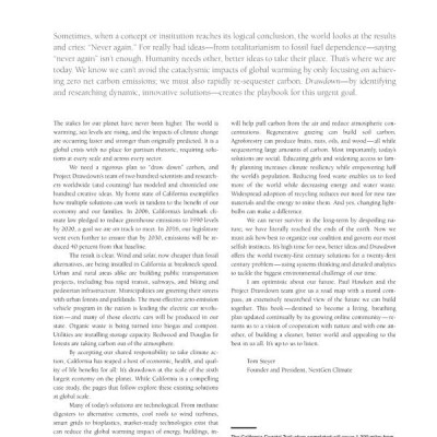 Drawdown: The Most Comprehensive Plan Ever Proposed To Reverse Global Warming