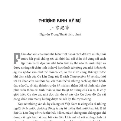 Sách - Thượng Kinh Ký Sự - Bìa Cứng