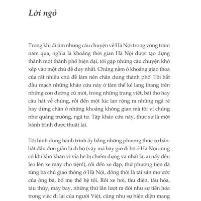 Triệu Dấu Chân Qua Những Cửa Ô