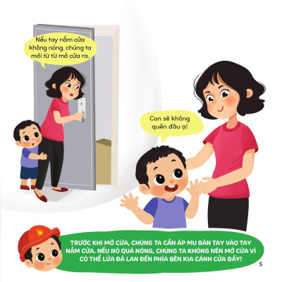 Sách - Bé Giỏi Như Chú Lính Cứu Hỏa - Các Kỹ Năng Chữa Cháy Và Thoát Nạn