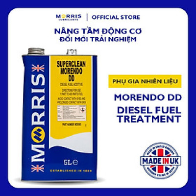 Phụ Gia Nhiên Liệu Cho Động Cơ Diesel - Morris Lubricants Morendo DD Diesel Fuel Treatment / Can 5L