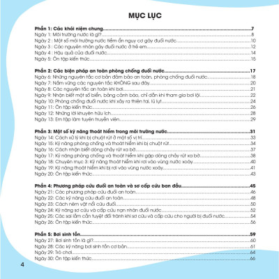 Sách - 30 Ngày Cùng Em Học Hiểu Về - Phòng Chống Đuối Nước