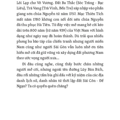 Sài Gòn - Đi Qua Ký Ức - TRE