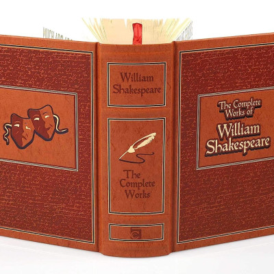 Artbook - Sách Tiếng Anh - The Complete Works of William Shakespeare (Leather-bound Classics)