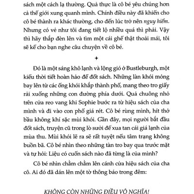 Sophie Quire Và Người Gác Truyện Cuối Cùng