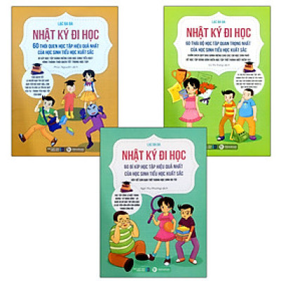 Bộ 3 cuốn Nhật Ký Đi Học - 60 Bí Kíp - 60 Thái Độ Học Tập - 60 Thói Quen