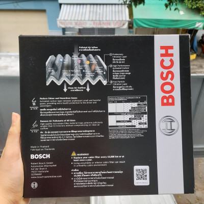 Lọc Gió Điều Hòa - Có Than Hoạt Tính BOSCH Mã SP: C5094 Dành cho Xe Toyota Innova, Fortuner, Camry, Vios.. - Lexus ..