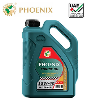 Dầu nhờn động cơ Phoenix  15W40 CI-4/SL 4L (Made in UAE)