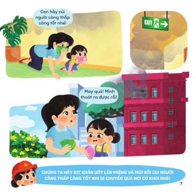Sách - Bé Giỏi Như Chú Lính Cứu Hỏa - Các Kỹ Năng Chữa Cháy Và Thoát Nạn
