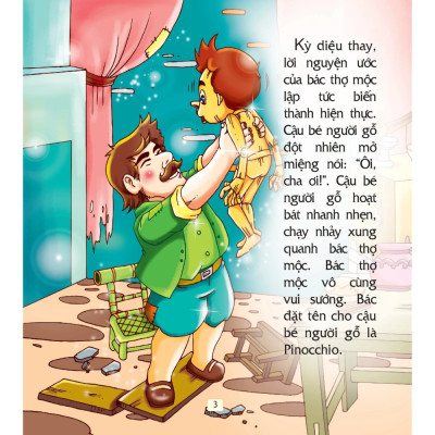 Truyện Cổ tích thế giới hay nhất - Pinochio cậu bé người gỗ