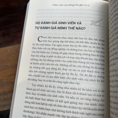 PHẨM CHẤT CỦA NHỮNG NHÀ GIÁO ƯU TÚ – Ken Bain – Hải Anh và Lê Thảo dịch – IPER – Quảng Văn – NXB Dân Trí (Bìa mềm)