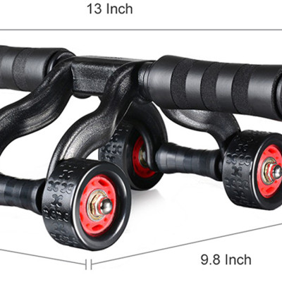 Con lăn Tập Cơ Bụng Bánh Xe Trợ Lực mi02 Thế Hệ Mới 2023 hỗ trợ tập Plank Kèm Bệ Tỳ Tay, Đồng Hồ, Đệm Gối - Chính Hãng miDoctor