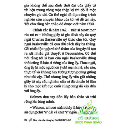 Sách - Con chó của dòng họ BASKERVILLE (bìa mềm)