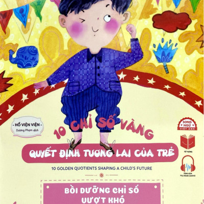 Sách - 10 Chỉ Số Vàng Quyết Định Tương Lai Của Trẻ - Bồi Dưỡng Chỉ Số Vượt Khó - Adversity Quotient (AQ) - Mình Có Thể Làm Được - I Can Do It! - Song Ngữ Anh-Việt