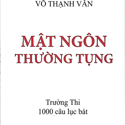 Sách - Mật Ngôn Thường Tụng
