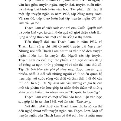 Tuyển Tập Thạch Lam (2023)