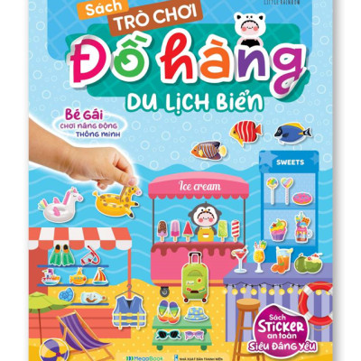 Combo 5 cuốn Sách Trò chơi Đồ hàng cho bé gái (Hơn 1000 Stickers)