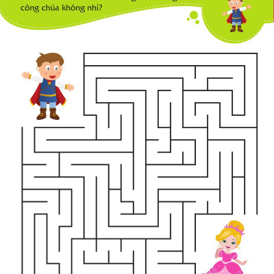 Sách - Rèn Luyện Kỹ Năng Cầm Bút Cho Trẻ - Trò Chơi Mê Cung