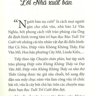 Điệp Viên Không Không Thấy Và Nhà Thơ Thần Giáng - Truyện Trào Phúng