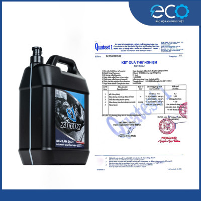 ZUTOZ dung dịch rửa tay công nghiệp – Tẩy sạch dầu nhớt, mỡ nặng, keo, sơn – Bảo vệ da – Chai 1 Lít