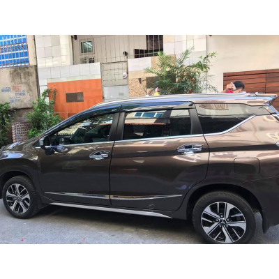 Nẹp Chân Kính inox theo xe dành cho XPANDER 2018 2019 2020 2021 - 8 CHI TIẾT