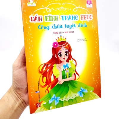 Dán Hình Trang Phục Công Chúa Tuyệt Đỉnh - Công Chúa Mơ Mộng