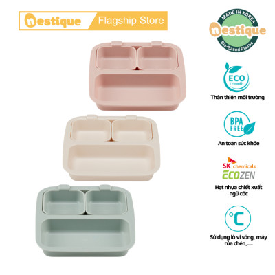 Khay Ăn Trẻ Em Nestique N-12 Cao Cấp 3 Ngăn