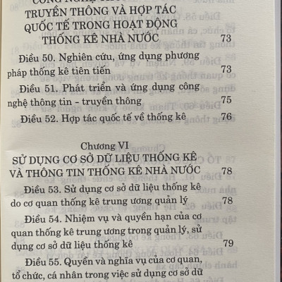 Luật Thống Kê  Năm 2015  ( Sửa đổi, bổ sung năm 2021  )