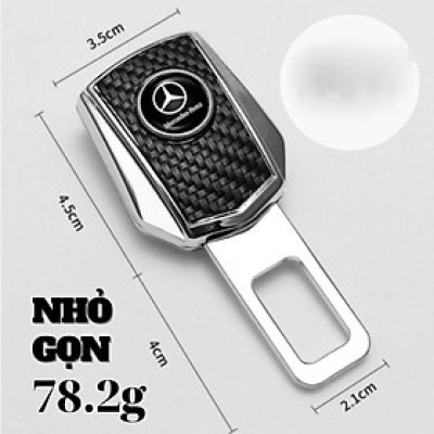Chốt cài dây an toàn ô tô bằng hợp kim da cacbon chốt an toàn ngắt chuông báo loại cắm nối tiếp đầy đủ cho các hãng xe.