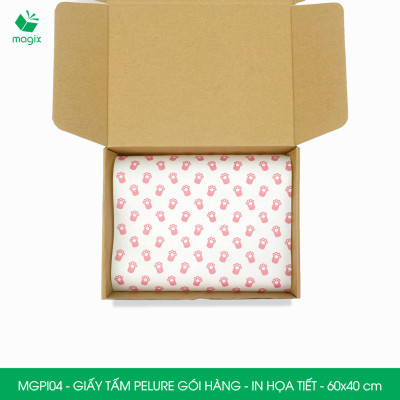 MGPI04 - Combo 50 tấm giấy Pelure gói hàng in họa tiết - 60x40 cm