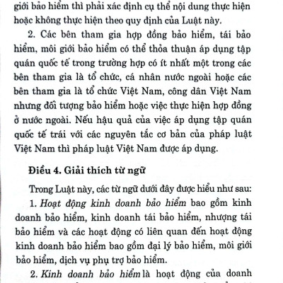 Luật Kinh doanh bảo hiểm