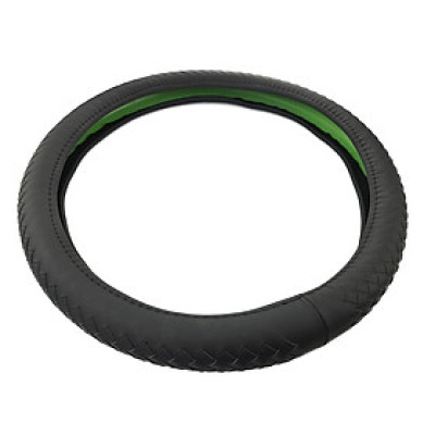 Bọc vô lăng cao cấp chất liệu da thật - Khâu tay 100% size M - nhãn hiệu Macsim mã L15T