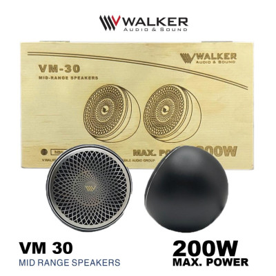 Loa Walker VM30, bộ 2 loa trung tần 3 inch, chất lượng cao cho xe hơi - Tweeter Hifi đặt taplo.