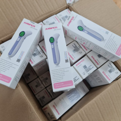 Nhiệt kế điện tử hồng ngoại đo trán và tai Jumper JPD-FR300