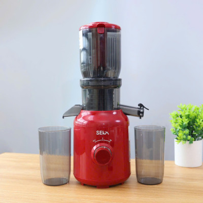 Máy ép chậm SEKA SK535S loại cổ to công suất 250w dung tích 700ml, máy ép trái cây hoa quả kiệt bã hàng nhập khẩu