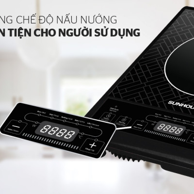 Bếp hồng ngoại cơ Sunhouse SHD6011 - Tặng kèm vỉ nướng - [Hàng Chính Hãng - Bảo Hành 12 Tháng]