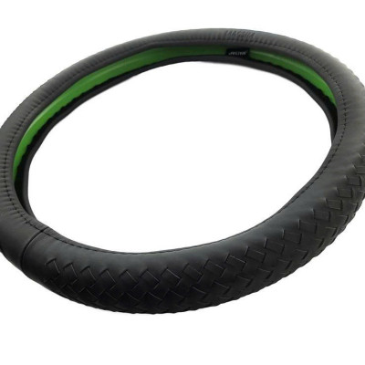 Bọc vô lăng cao cấp chất liệu da thật - Khâu tay 100% size M - nhãn hiệu Macsim mã L15T