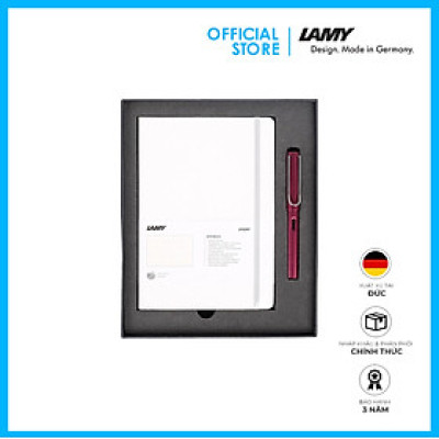 Gift Set Lamy Notebook A5 Softcover White + Lamy Al-Star Purple - GSNAl0020