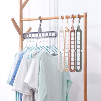 Combo 2 móc treo 9 nấc tiết kiệm diện tích giao màu ngẫu nhiên - MT9N