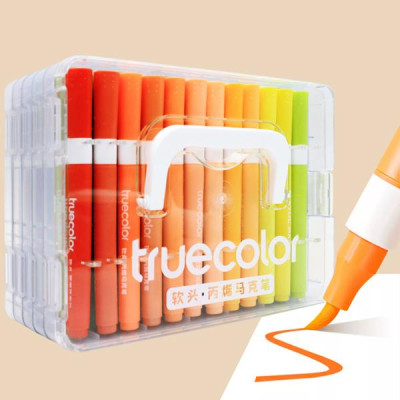 Hộp 60 Bút Lông Màu Acrylic Marker - Truecolor ZCA0628_60