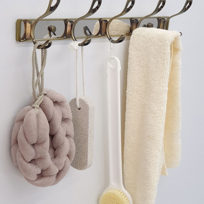 Móc treo quần áo 5 chấu mạ Đồng giả cổ Eurolife EL-M3 (Vàng)