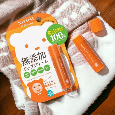 Kem Dưỡng Môi Cấp Ẩm Dành Cho Bé Từ 06 Tháng Tuổi Và Làn Da Nhạy Cảm Kissme Mommy Lip Cream N (2.5 G)