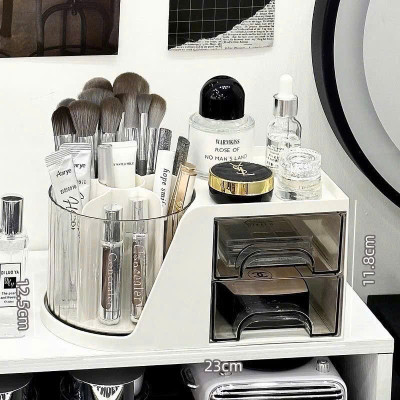 Hộp Đựng Bút Có Ngăn Kéo Tiện Dụng, Hộp Bút Để Bàn Đa Năng, Hộp Đựng Đồ Bàn Học, Hộp Đựng Mỹ Phẩm - HÀNG CHÍNH HÃNG MINIIN