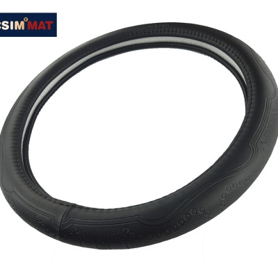 Bọc vô lăng cao cấp Macsim mã L611 chất liệu da thật - Khâu tay 100% size M màu đen