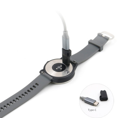 Dock Sạc Type-C Thay Thế dành cho Đồng Hồ Garmin Fenix / Forerunner / Instinct / Vivoactive / Vivomove / Venu / Approach / Epix - Hàng Chính Hãng