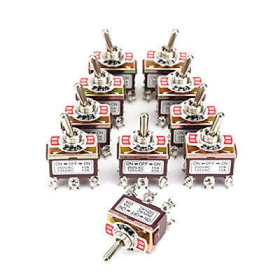 Công Tắc Gạt Tự Nhả ON-OFF-ON 6 Chân LB706 250V 15A