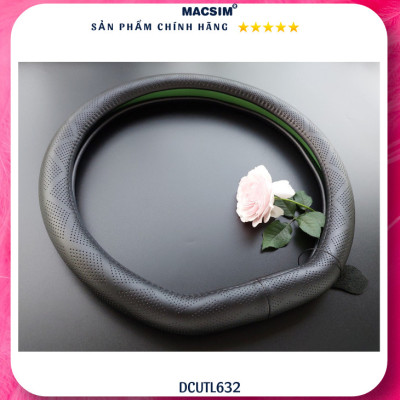 Bọc vô lăng cao cấp E34 VF3, VF5, VF8, VF9Macsim mã DCUT L632-2 chất liệu da thật - Khâu tay 100%