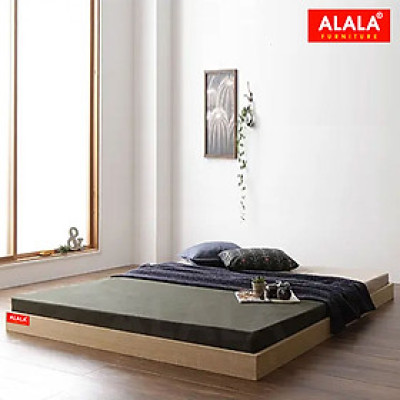 Giường thấp ALALA39 / Miễn phí vận chuyển và lắp đặt tận nơi/ Đổi trả 30 ngày/ Sản phẩm được bảo hành 5 năm từ thương hiệu ALALA/ Chịu lực 700kg