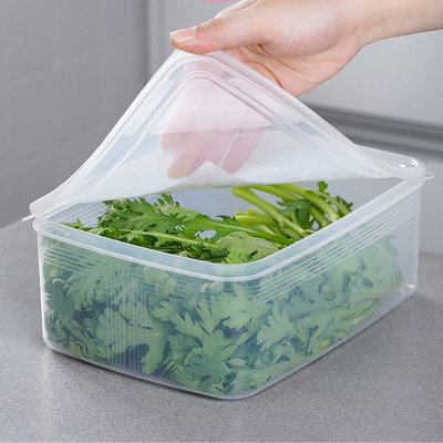 Set 02 hộp đựng thực phầm Nakaya 1200ml và 2000ml, thiết kế tinh tế, đẹp mắt, khả năng giữ kín hơi vượt trội - nội địa Nhật Bản